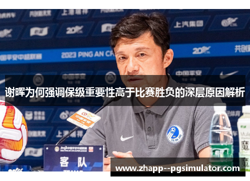 谢晖为何强调保级重要性高于比赛胜负的深层原因解析