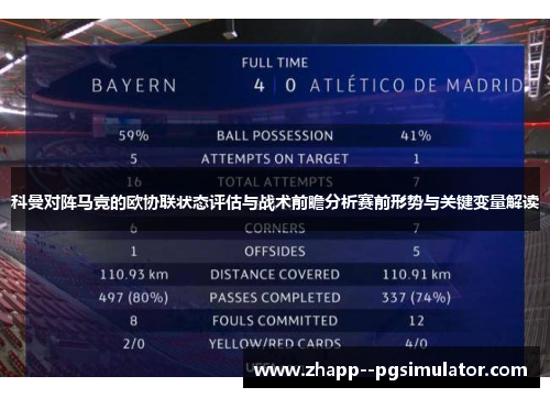 科曼对阵马竞的欧协联状态评估与战术前瞻分析赛前形势与关键变量解读