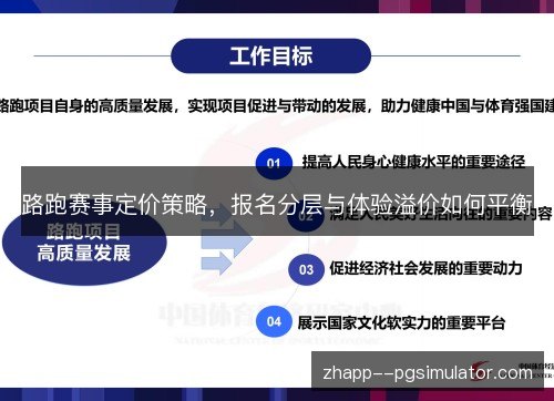 路跑赛事定价策略,报名分层与体验溢价如何平衡 路跑赛事定价策略,报名分层与体验溢价如何平衡